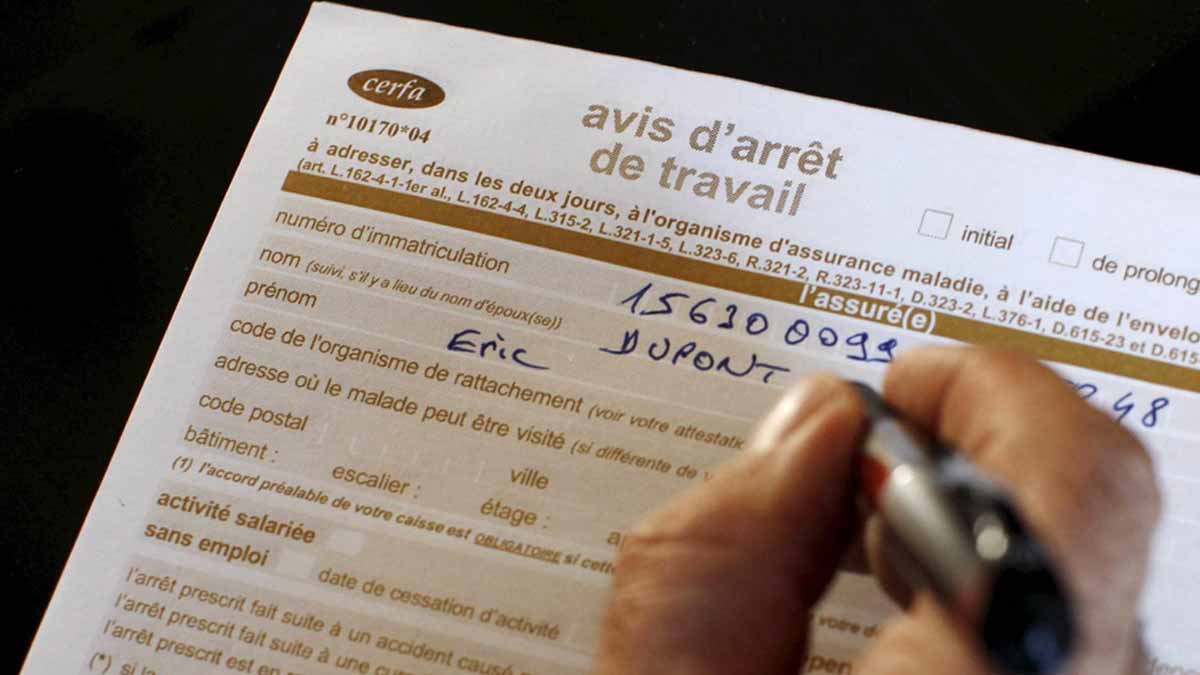 arrêt de travail