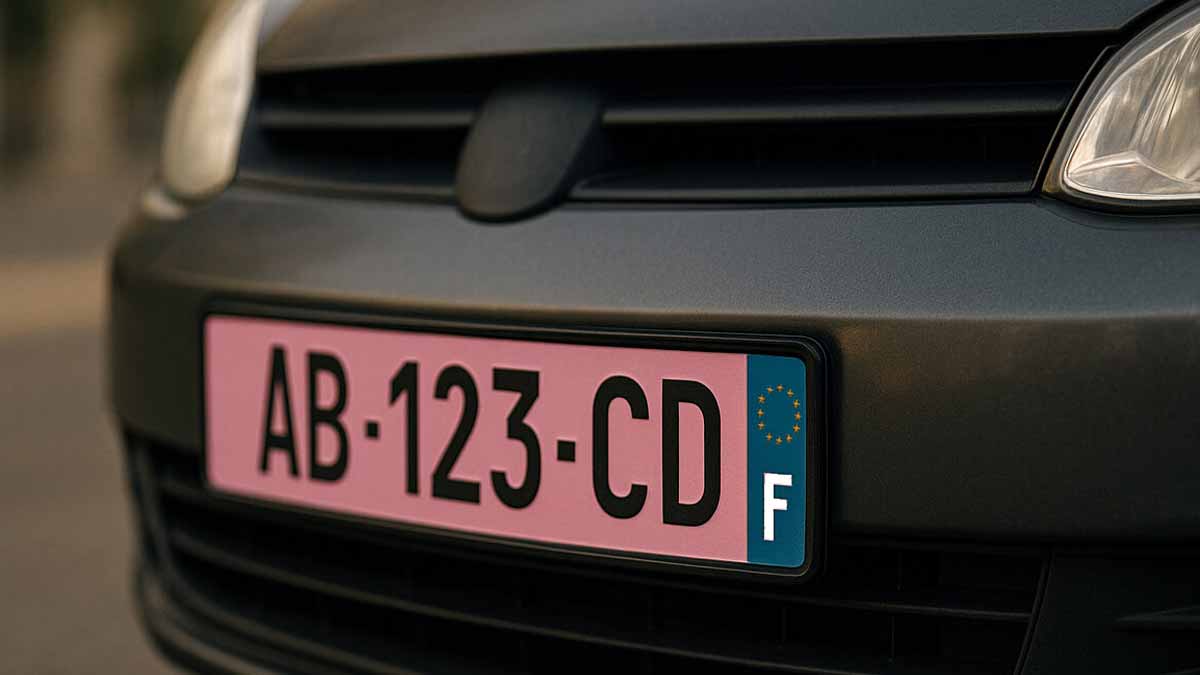 plaques d’immatriculation