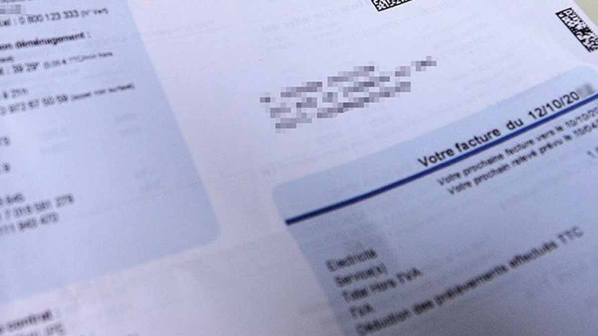 facture d'électricité